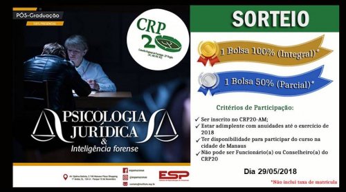 Sorteio CRP20 001/2018